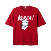 Spao x Ganadi Short Sleeve T-Shirt Red
