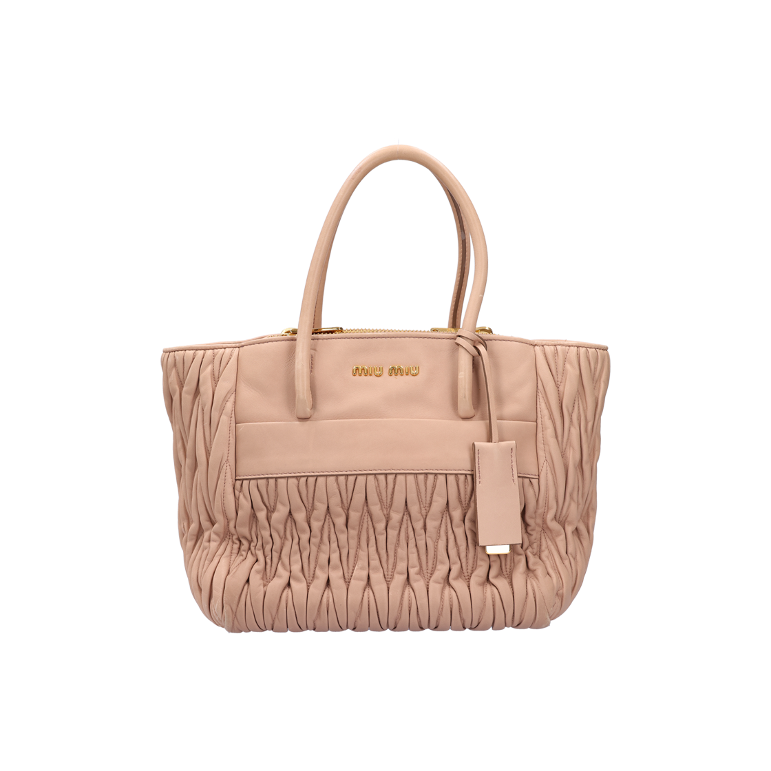 미우미우 RN1130 마틀라쎄 나파 레더 핸드백(Miu Miu RN1130 Matelasse Nappa Leather Handbag) - 1