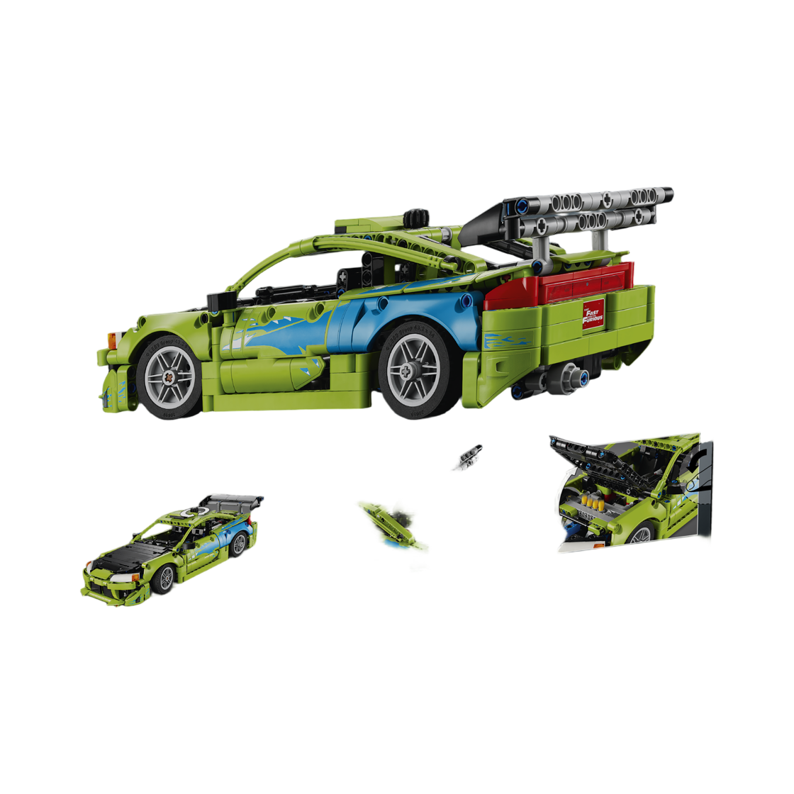 레고 테크닉 분노의 질주 미쓰비시 이클립스 자동차(Lego Technic Fast & Furious Mitsubishi Eclipse Car) - 2
