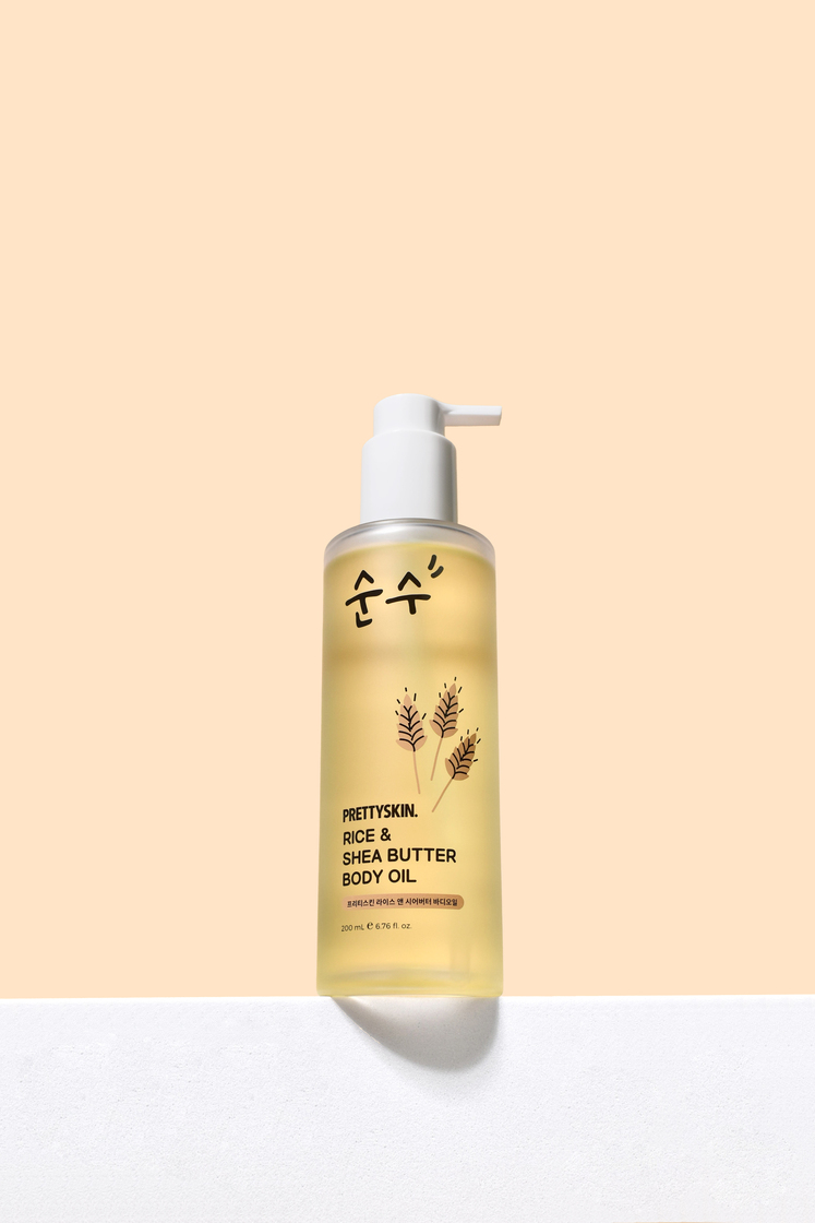 프리티스킨 라이스&시어버터 바디오일(PRETTYSKIN RICE & SHEA BUTTER BODY OIL) - 2