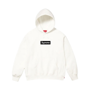Supreme Paris 10th Anniversary Box Logo Hoodie White