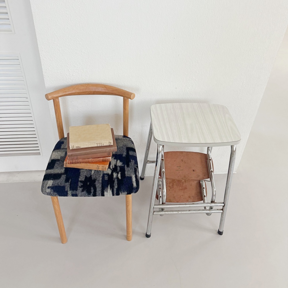 유라이크왓 빈티지 등받이의자 (그레이)(you like what Vintage backrest chair (gray)) - 6
