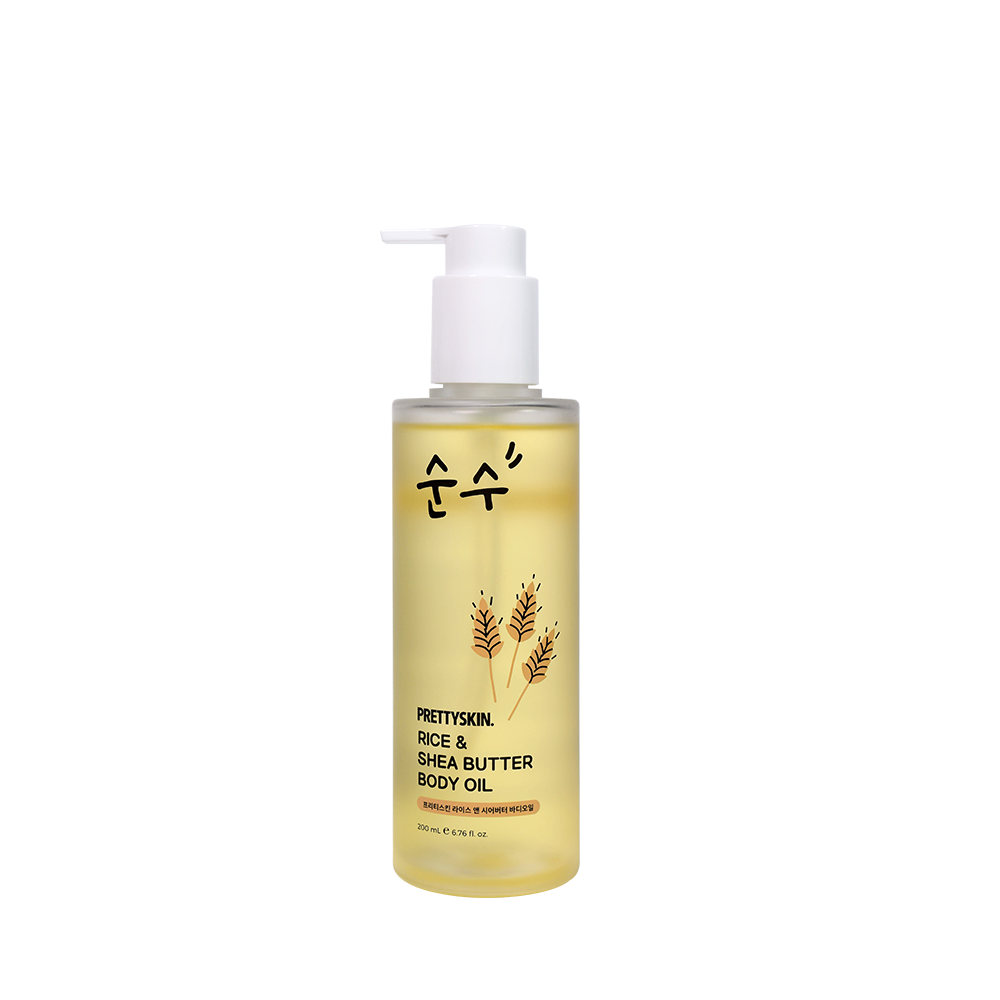 프리티스킨 라이스&시어버터 바디오일(PRETTYSKIN RICE & SHEA BUTTER BODY OIL)