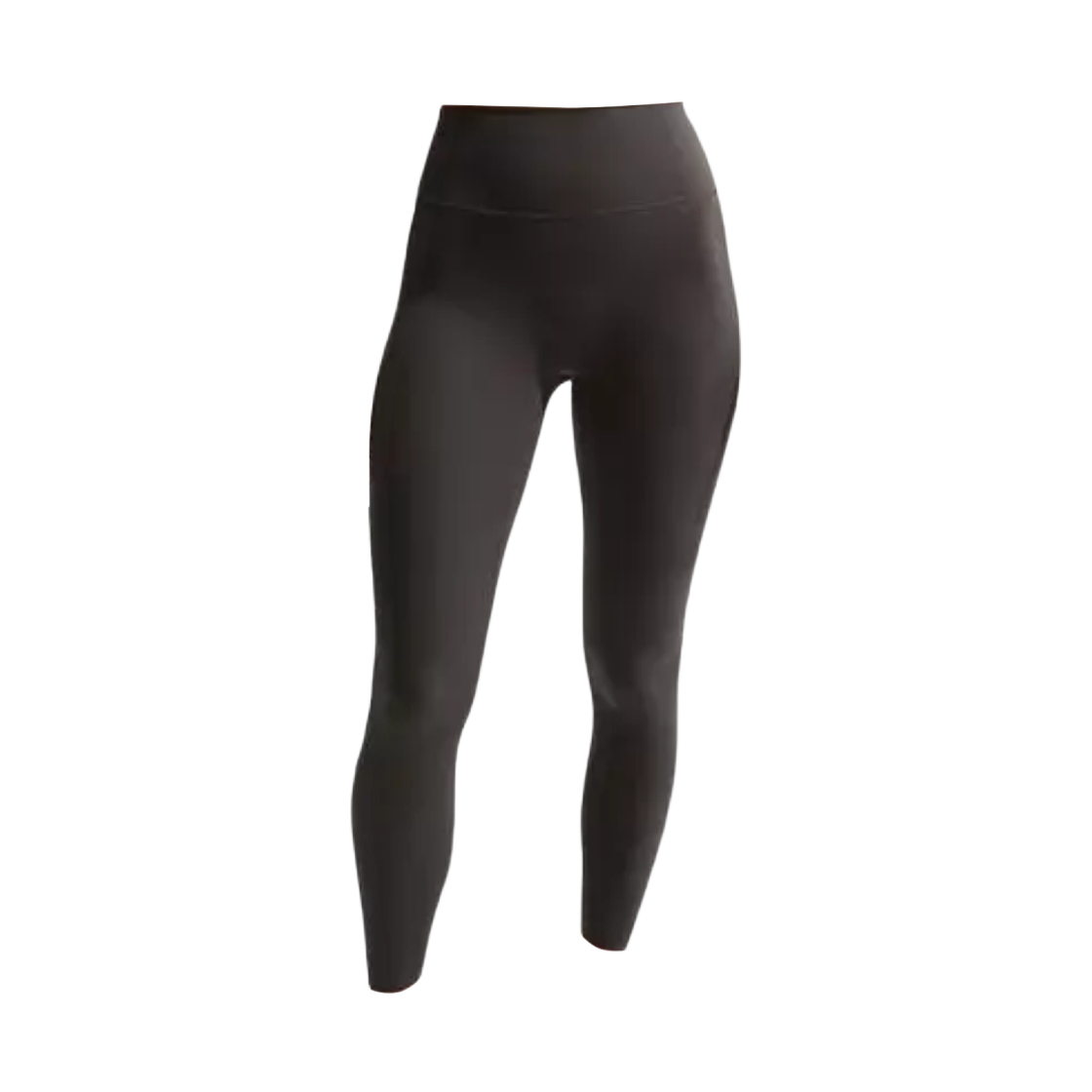 II5234-036 (W) Nike Zenvy High Waisted 7/8 Leggings with No Front Seam Thunder Grey White - Asia
