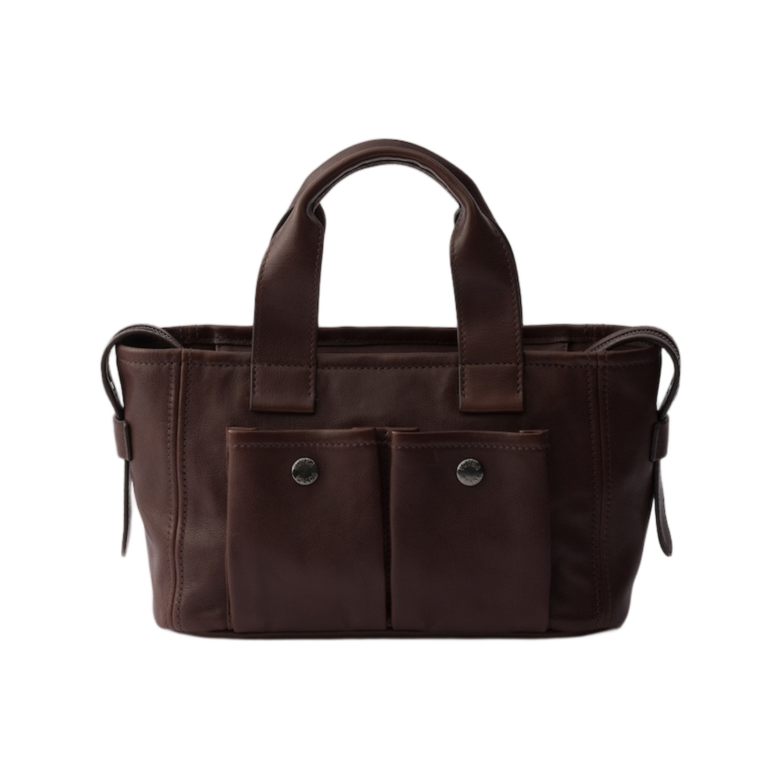 프라다 루트 미디움 레더 토트백 코코아 브라운(Prada Route Medium Leather Tote Bag Cocoa Brown) - 2