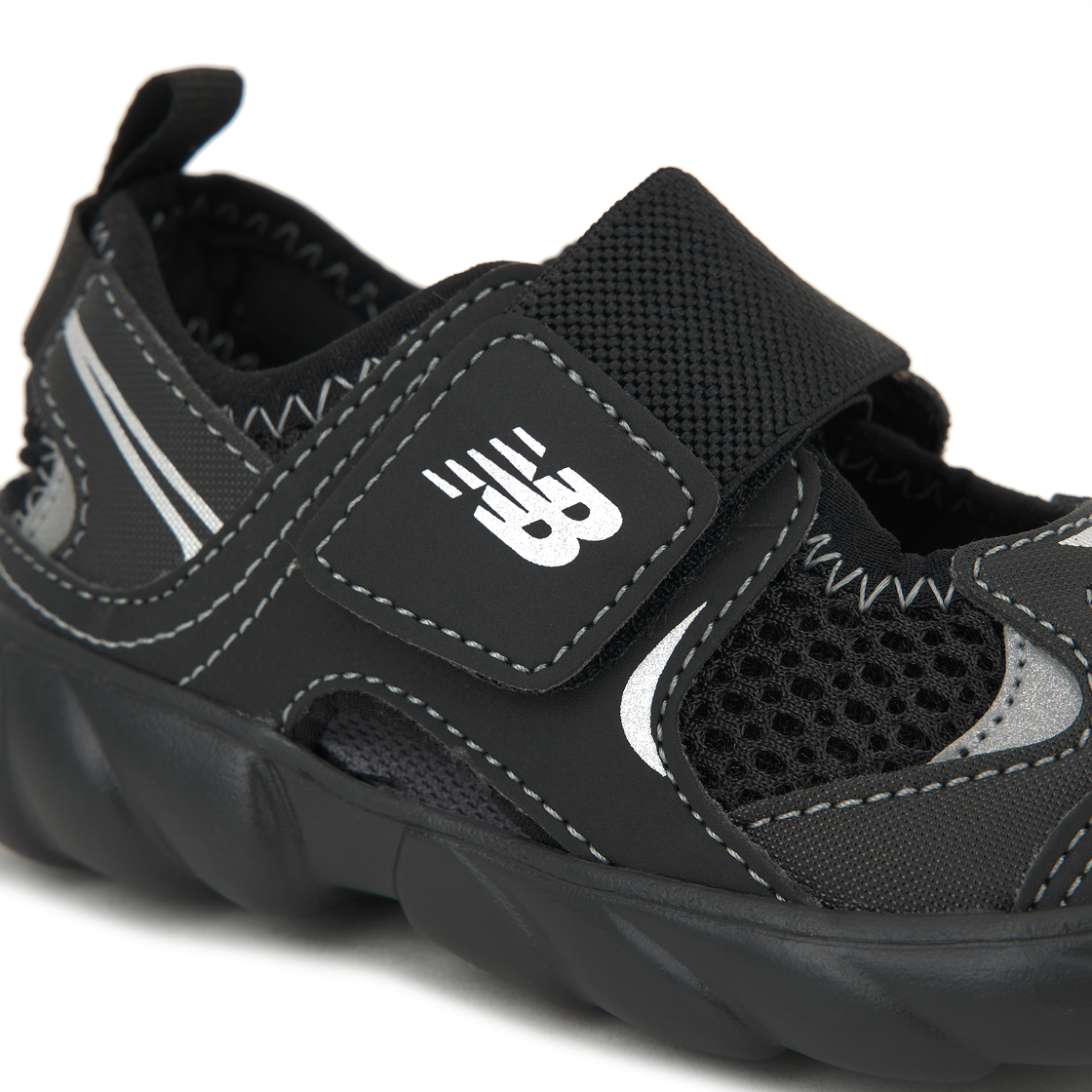 (키즈) 뉴발란스 프리들 920 샌들 블랙((Kids) New Balance Freedle 920 Sandal Black) - 7