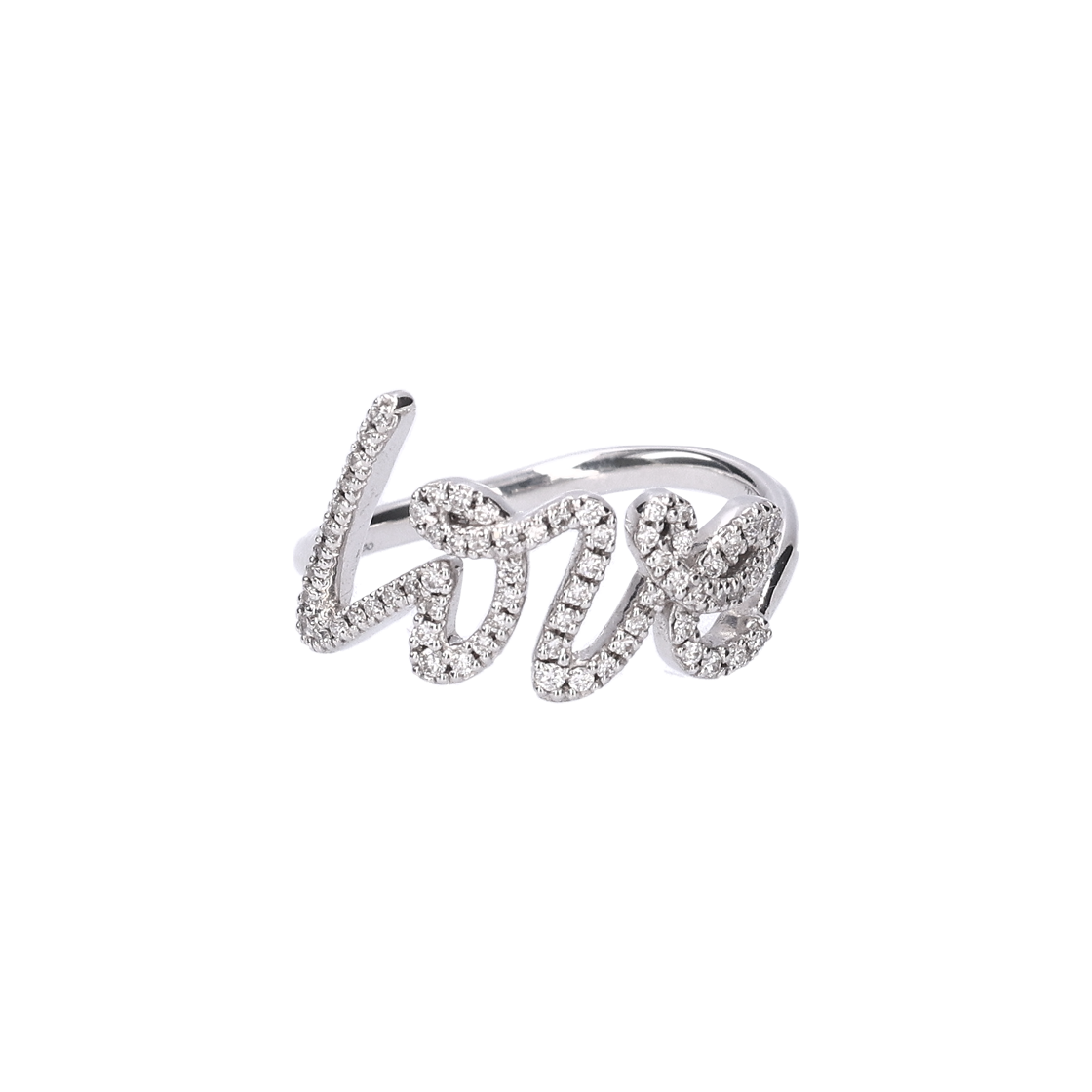 티파니앤코 팔로마 그래피티 러브 링 18K 화이트 골드 다이아몬드(Tiffany & Co. Paloma Graffiti Love Ring in 18K White Gold Diamonds) - 1
