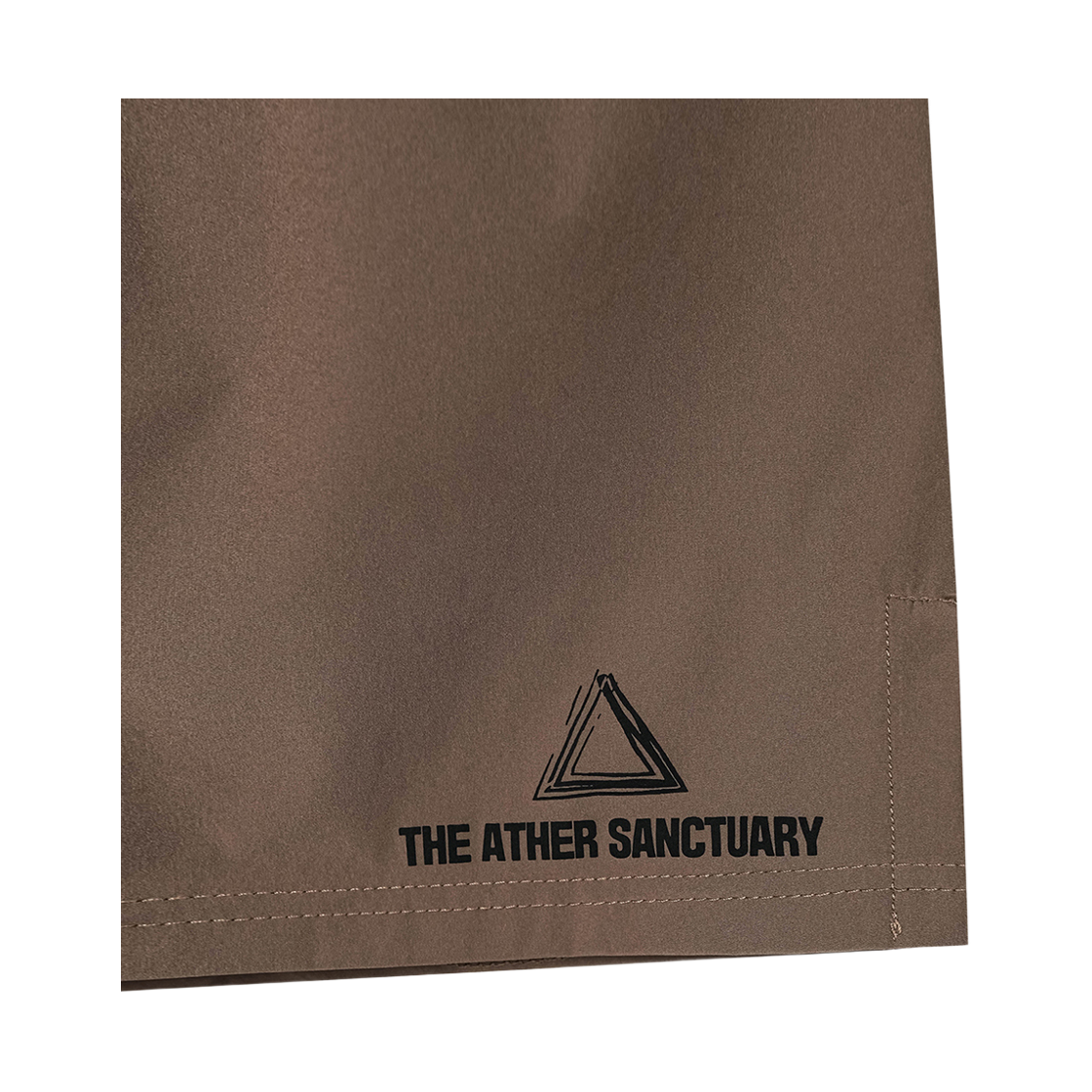 디아더생츄어리 레이스 플로우 5인치 쇼츠 다크 베이지(THE ATHER SANCTUARY Race Flow 5" Shorts Dark Beige) - 2