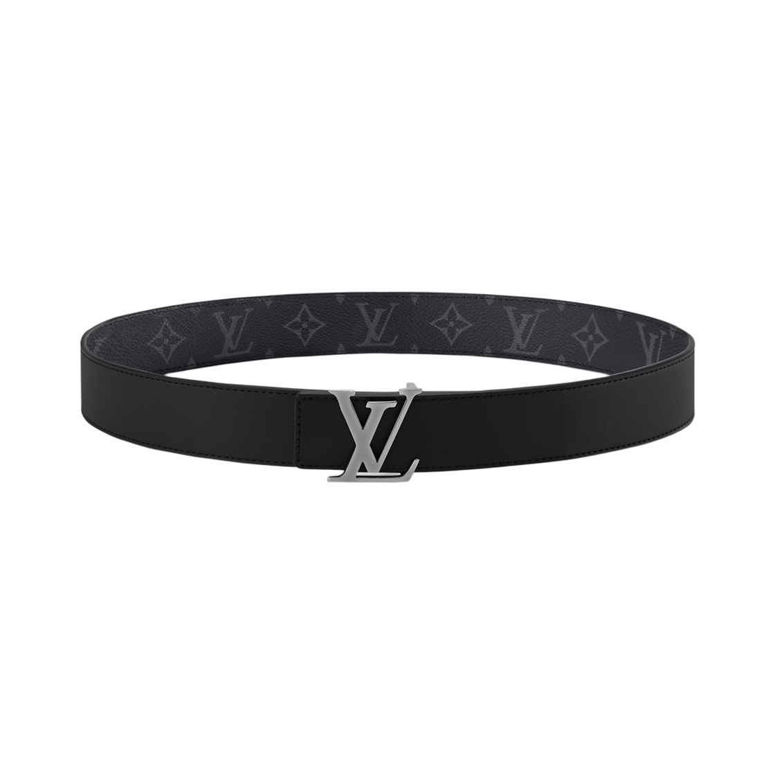 루이비통 LV 이니셜 35mm 리버시블 벨트 모노그램 이클립스 캔버스(Louis Vuitton LV Initiales 35mm Reversible Belt Monogram Eclipse Canvas) - 2