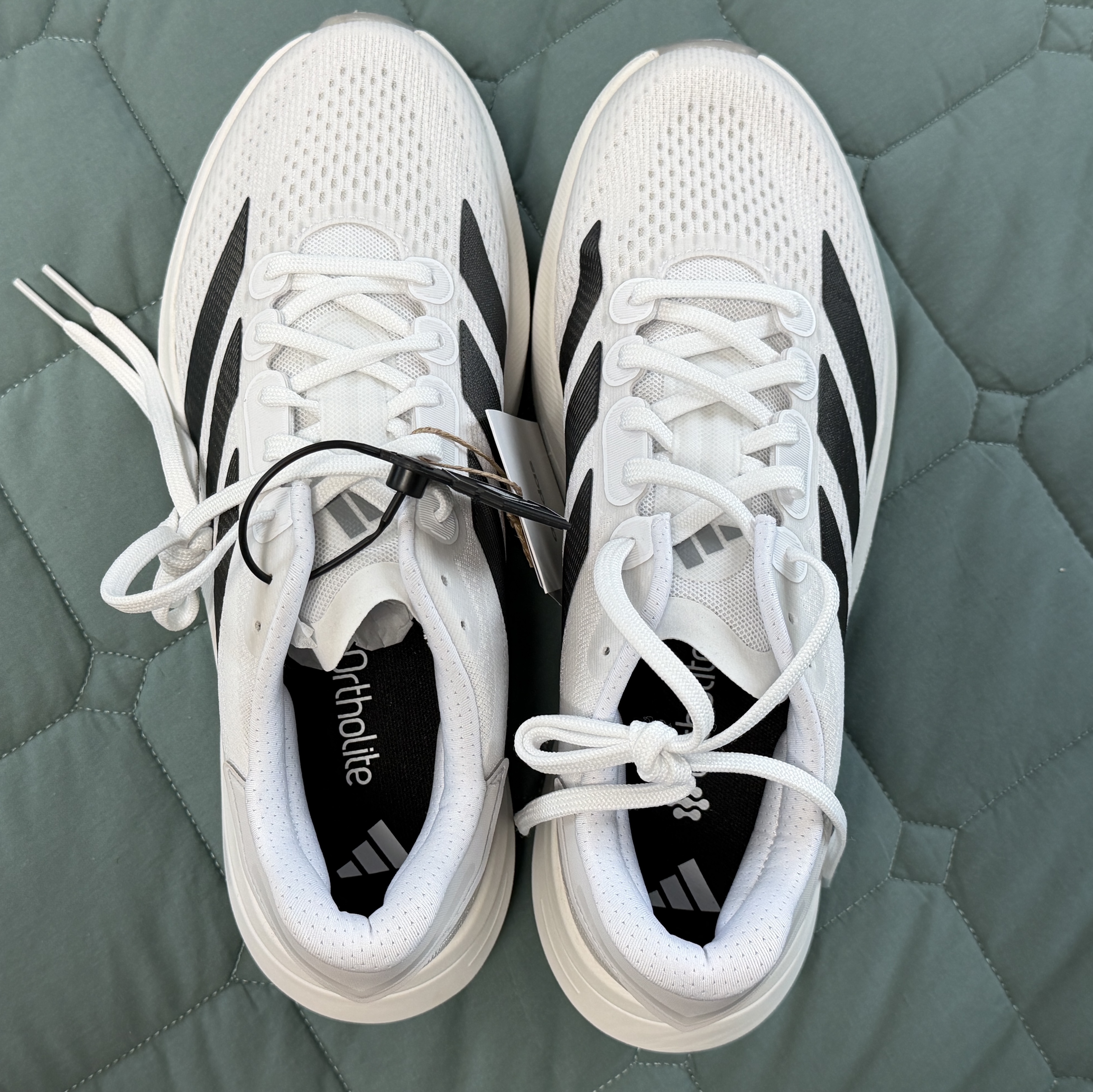 Adidas Duramo Speed 2 Cloud White Core Black 착용 스타일 - 3