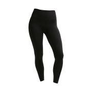 (W) Nike Zenvy High Waisted 7/8 Leggings with No Front Seam Black Cool Grey - US/EU