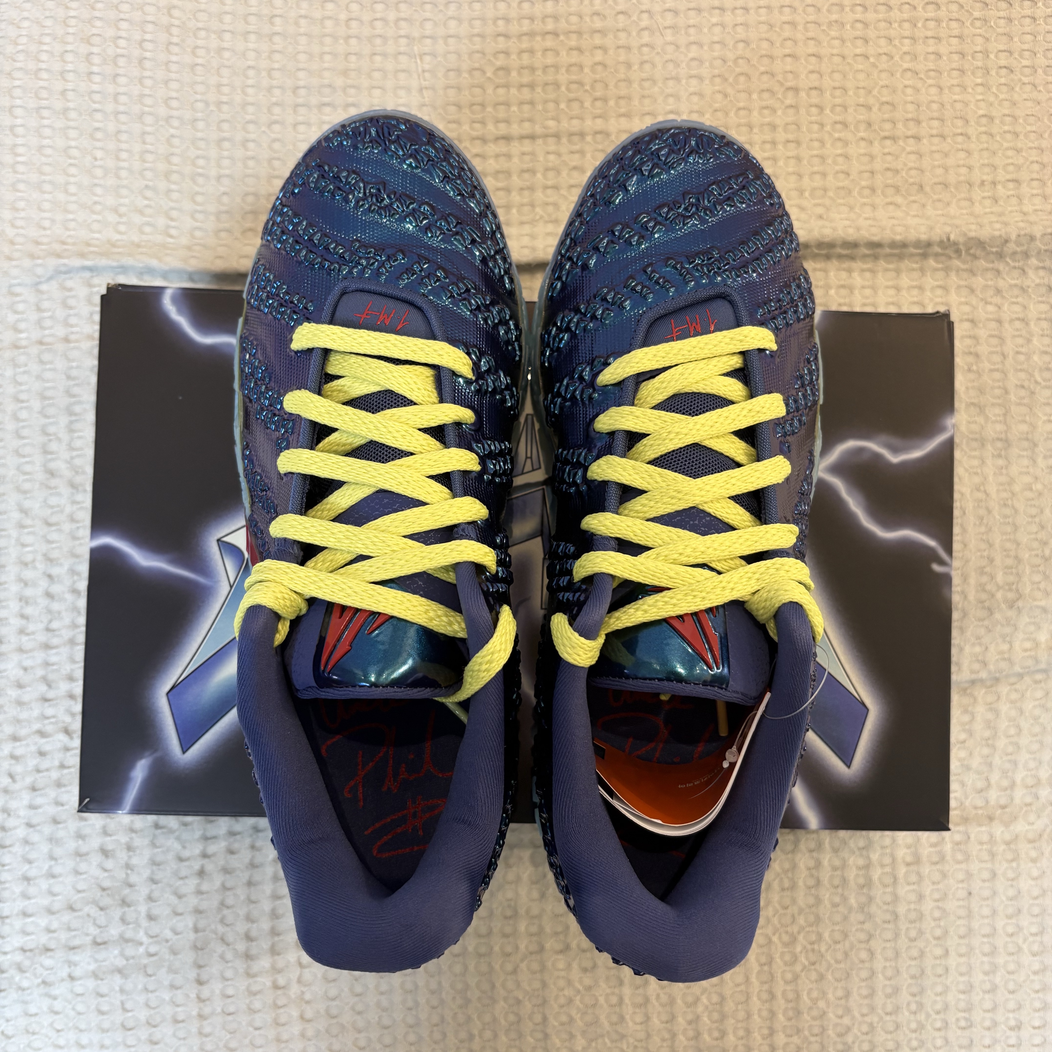 Nike Ja 3 EP Blue Chill Fire Red 착용 스타일 - 6