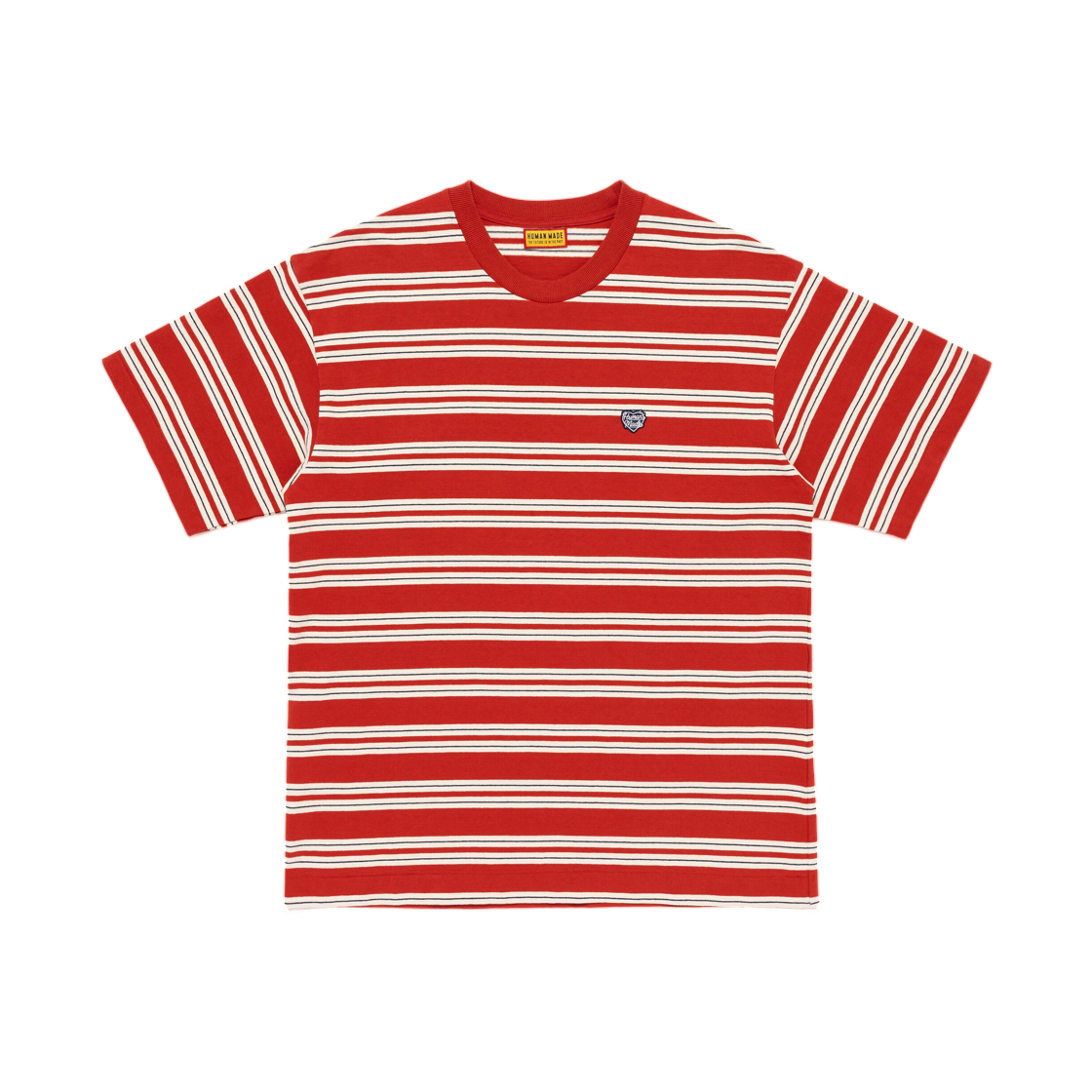 HM31CS022 Human Made Striped T-Shirt Red