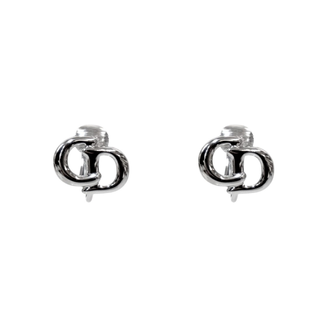 디올 CD 실버 귀찌 A-B53113(Dior CD Silver Earrings A-B53113) - 1