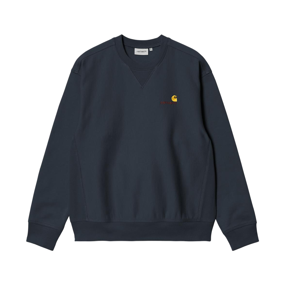 I025475-J0-XX Carhartt WIP American Script Sweatshirt Deep Night
