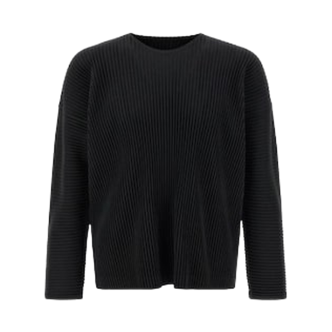 HP58-JK093-15 Homme Plisse Issey Miyake MC September Long Sleeve Top Black