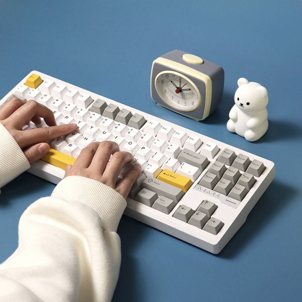 아재즈 풀알루미늄 기계식 무선 키보드(AJAZZ Wireless/Bluetooth/Wired Full Aluminum Gasket Mechanical Keyboard) - 4