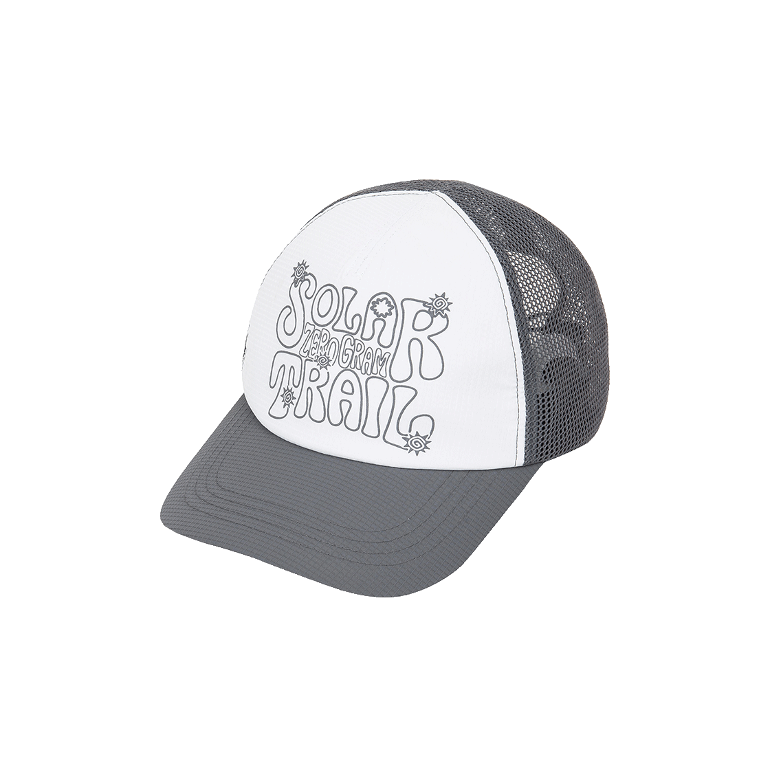 제로그램 SOLARTRAIL 메쉬 트러커 캡(Zerogram Solartrail Mesh Trucker Cap Gray)
