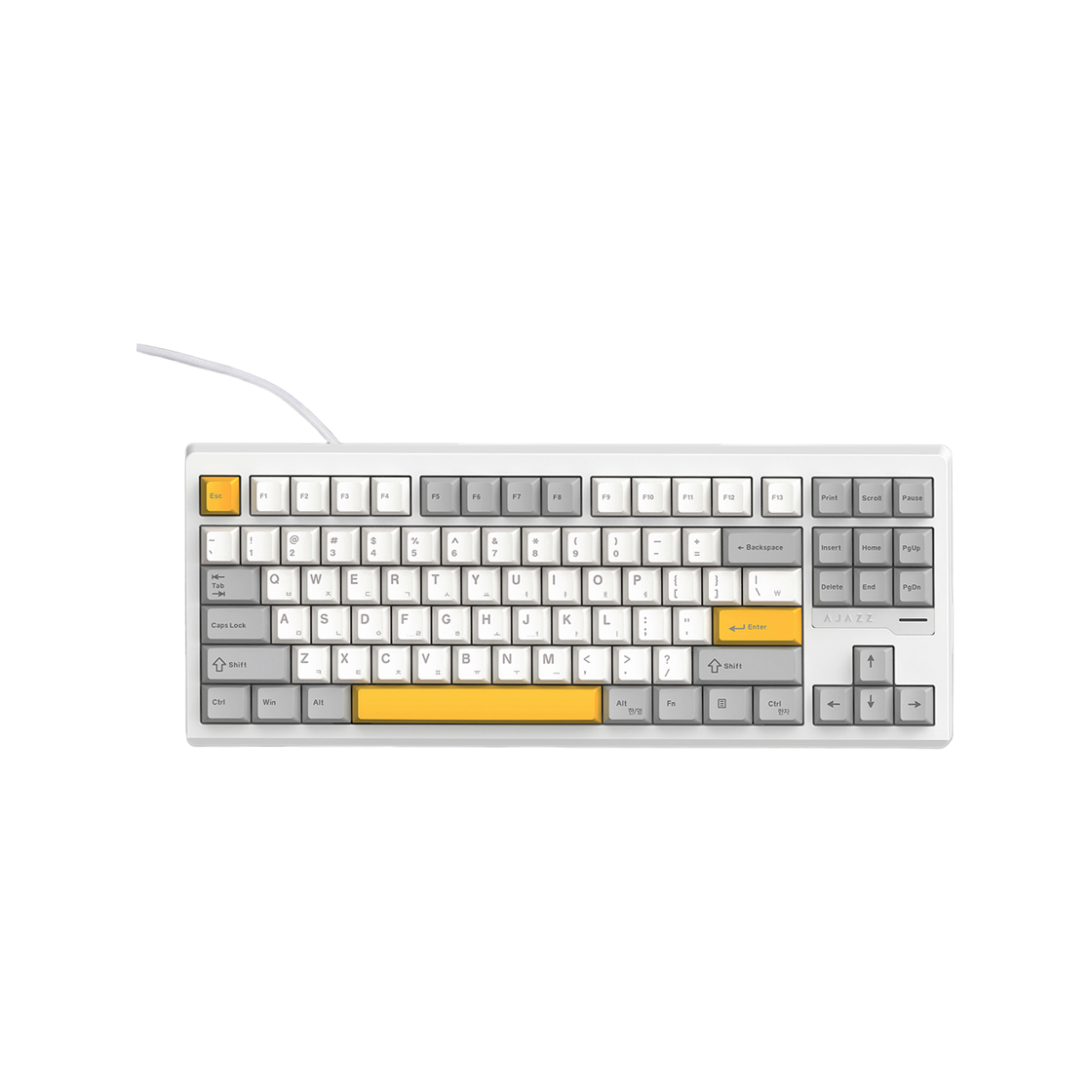 아재즈 풀알루미늄 기계식 유선 키보드(AJAZZ Gasket Mount Full Aluminum Wired Mechanical Keyboard)