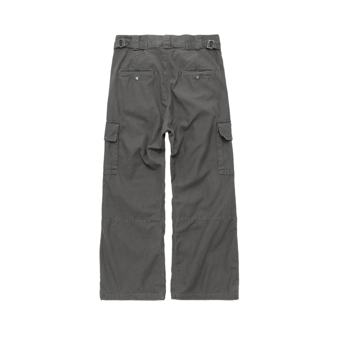 폴리테루 루즈드 카고 팬츠 워시드 카키 그레이(Polyteru Loosed Cargo Pants Washed Khaki Gray) - 2