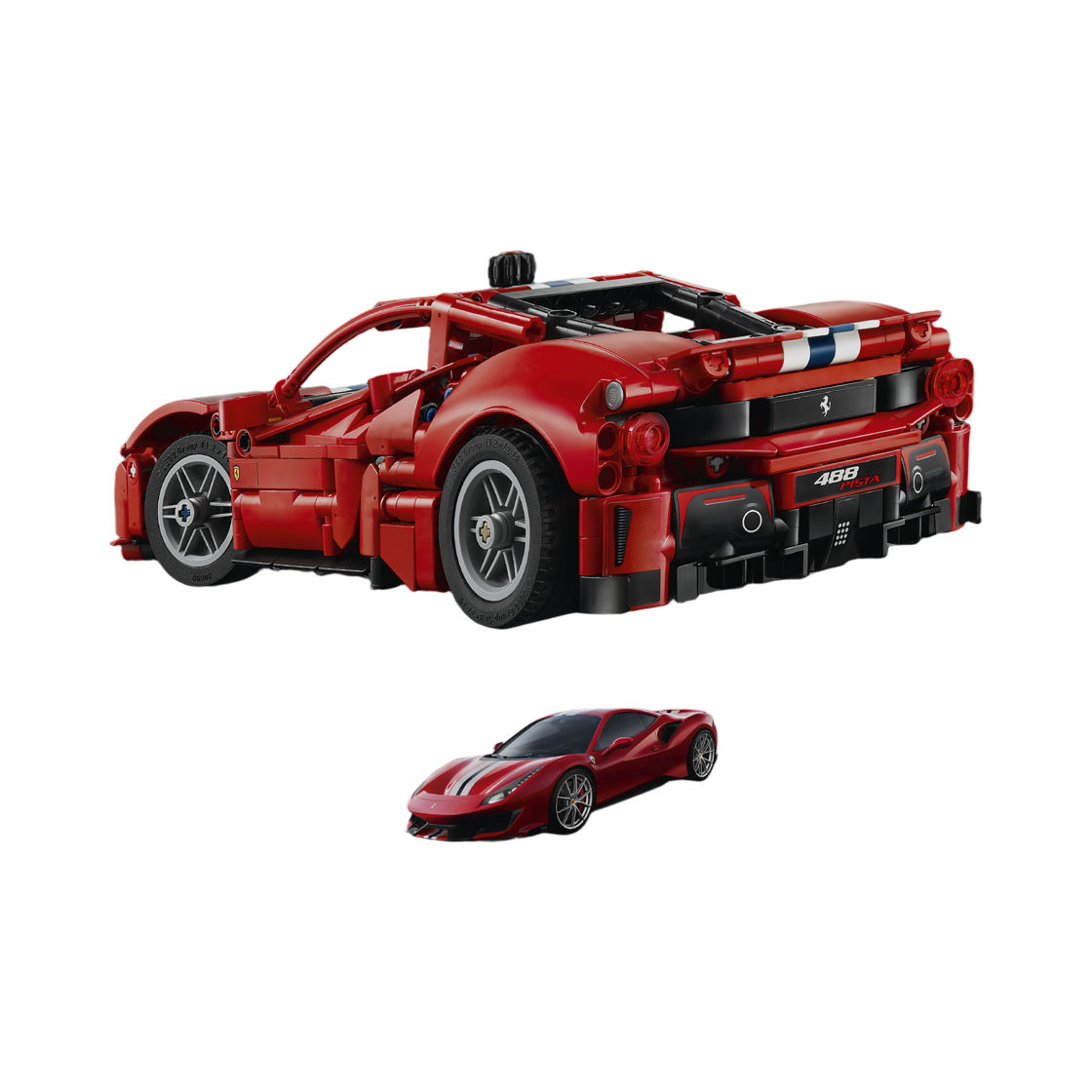 레고 테크닉 페라리 488 피스타(Lego Technic Ferrari 488 Pista Car) - 2