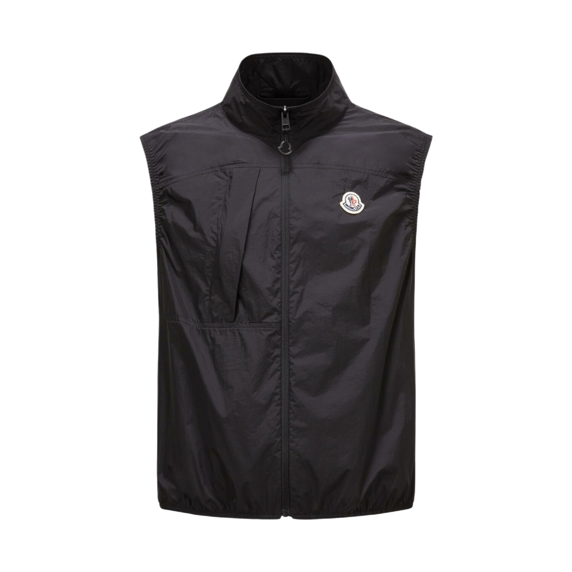 J1-091-1A00122-5396L-999 Moncler Arashi Zip Up Vest Black - 24SS