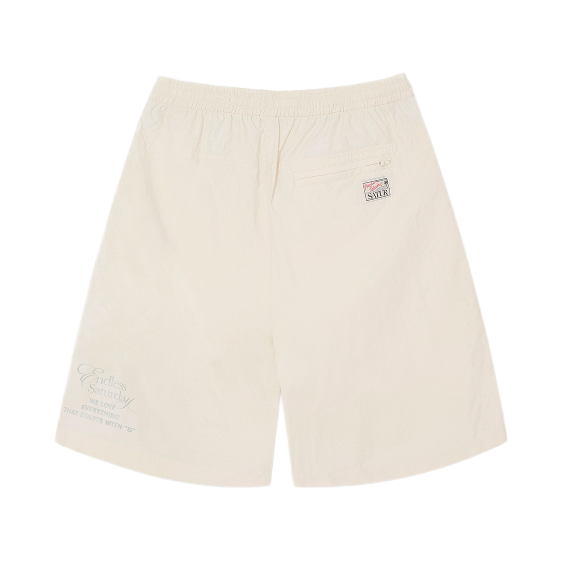 세터 시트론 그래픽 나일론 버뮤다 팬츠 크림(SATUR Citron Graphic Nylon Bermuda Pants Cream) - 2
