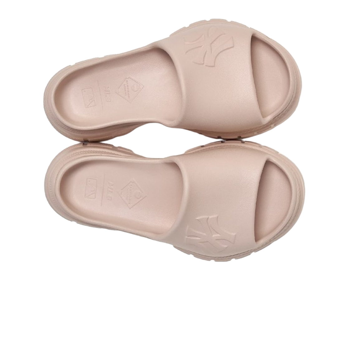 (W) MLB 페퍼 슬라이드 뉴욕 양키스 핑크((W) MLB Pepper Slide New York Yankees Pink) - 2
