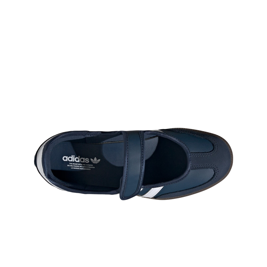 (W) 아디다스 삼바 제인 크루 네이비 클라우드 화이트((W) Adidas Samba Jane Crew Navy Cloud White) - 2