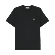 Stone Island 2100039 60/2 Cotton Jersey Slim Fit T-Shirt with Compass Logo Patch Black - 25SS