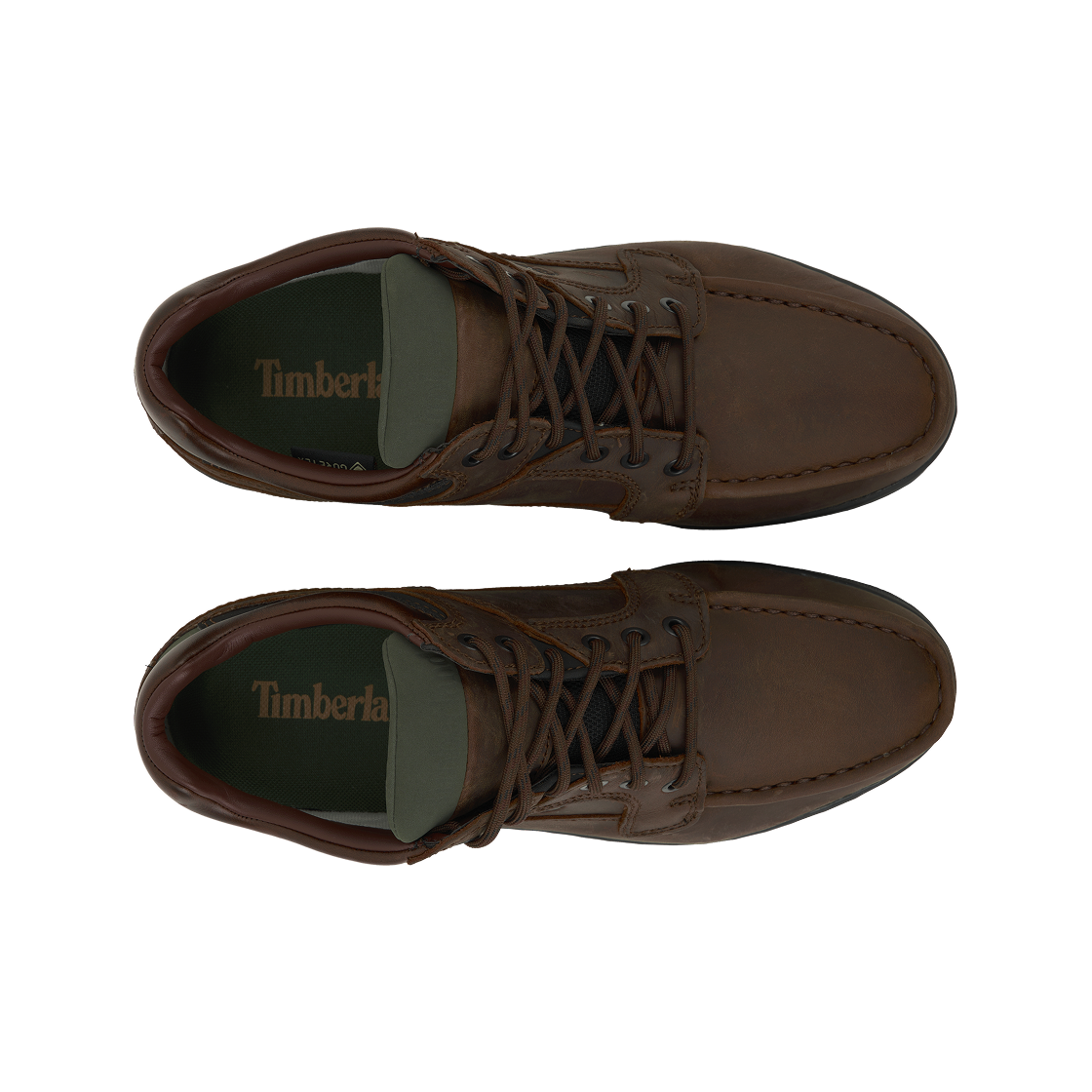 팀버랜드 헤리티지 고어텍스 목 토 풀 그레인 미드 부츠 브라운 - 와이드(Timberland Heritage Gore-Tex Moc Toe Mid Boots in Full Grain Brown -Wide) - 5