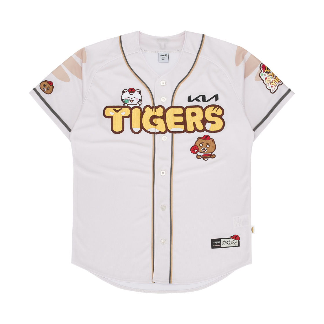 레플리카 틴틴팅클 유니폼 화이트 (논 마킹 버전)(Kia Tigers x TintinTinkle Replica Uniform White (Non Marking Ver.)) - 1