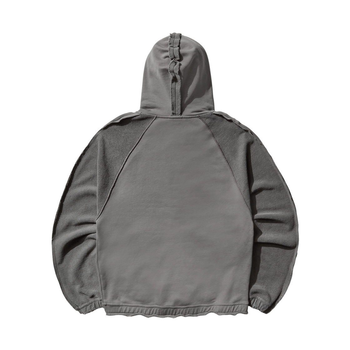 엄브로 x 슬램잼 로얄 암즈 집 마스크 후드 스모크 그레이(Umbro x Slam Jam Royal Arms Zip Masked Hoodie Smock Grey) - 2
