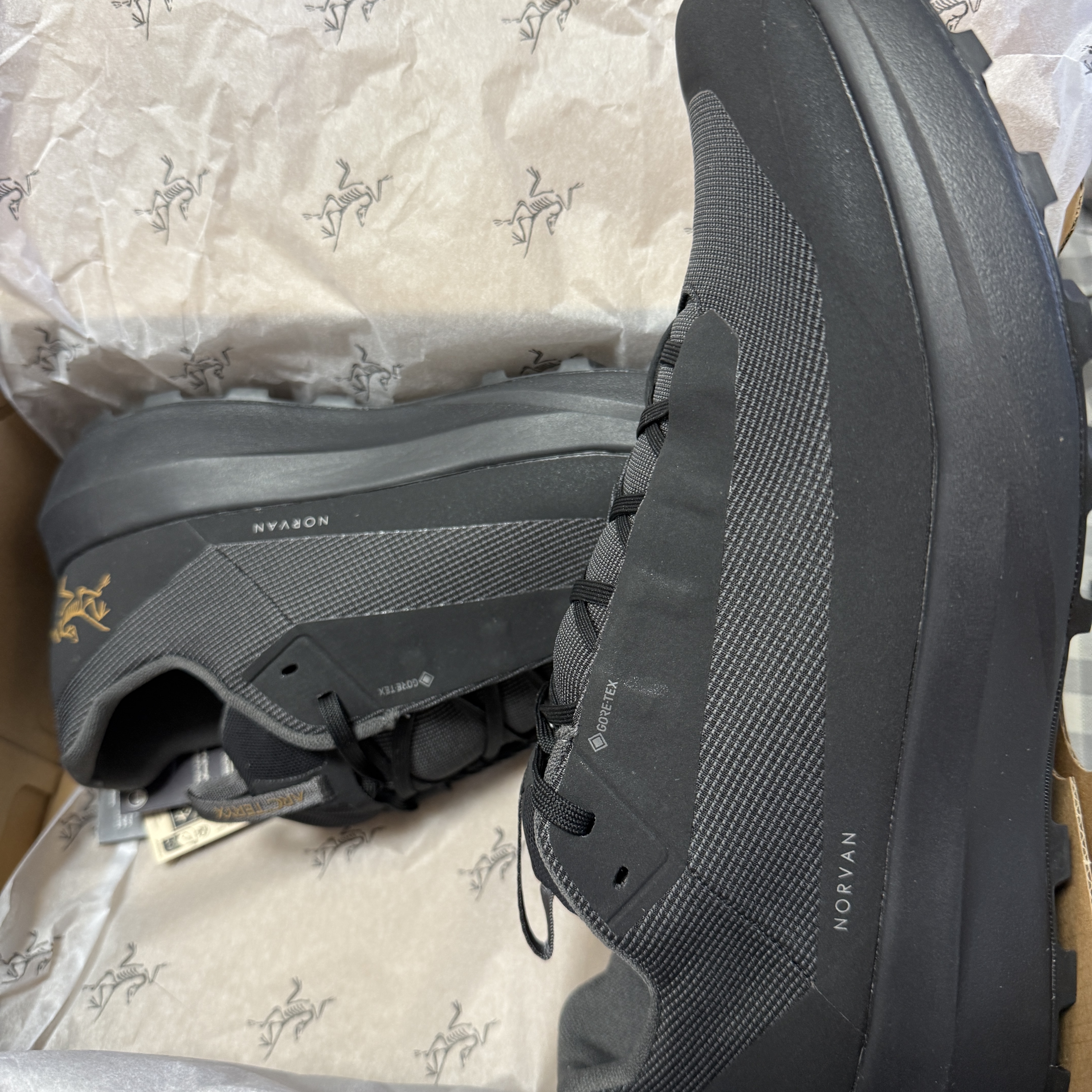 Arc'teryx Norvan LD 4 GTX Black 착용 스타일