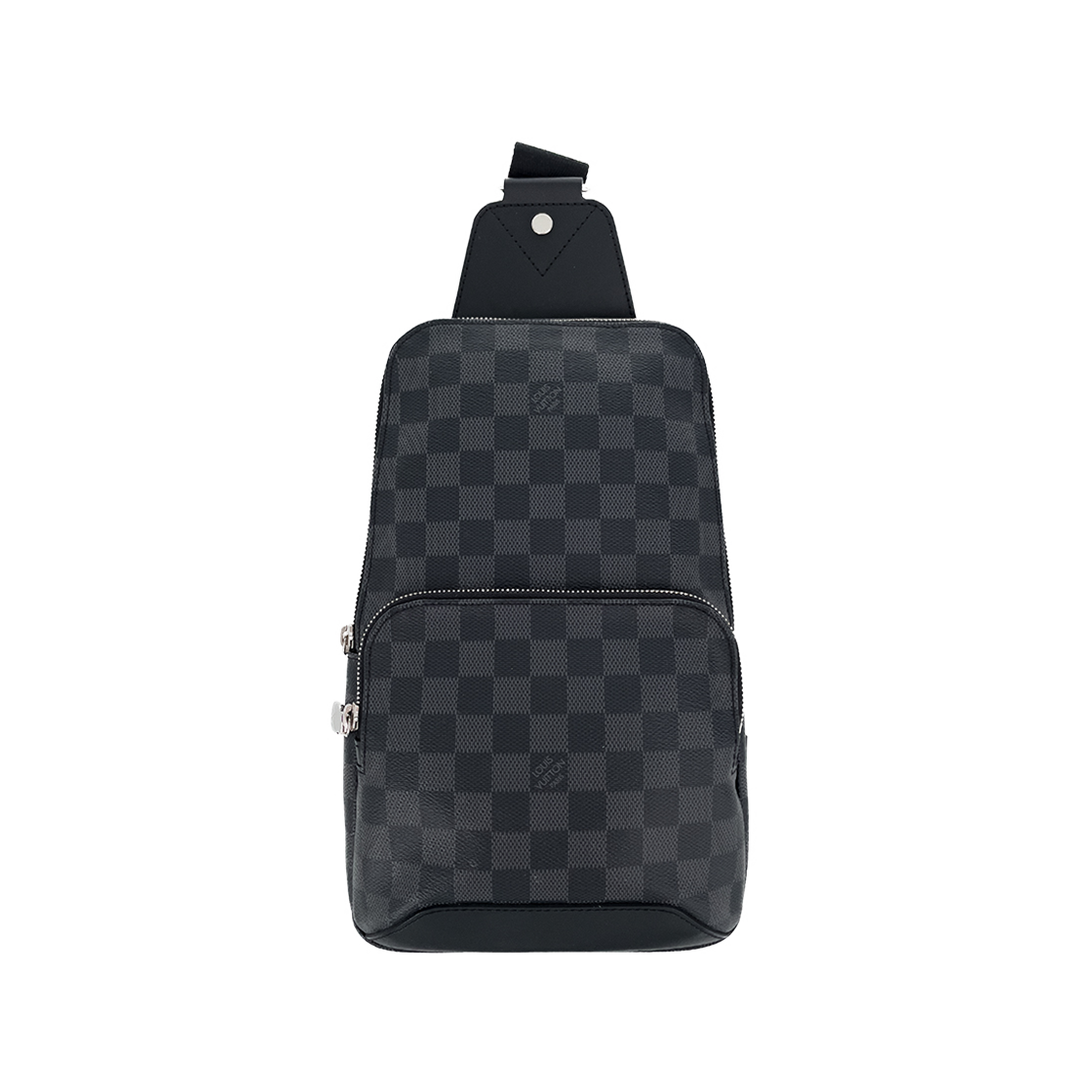 IT9TPOUC743C Louis Vuitton Avenue Slingback Damier Graphite Silver