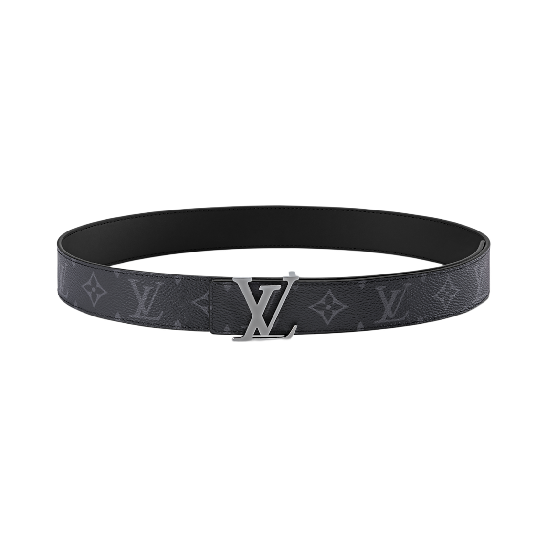 M4484 Louis Vuitton LV Initiales 35mm Reversible Belt Monogram Eclipse Canvas