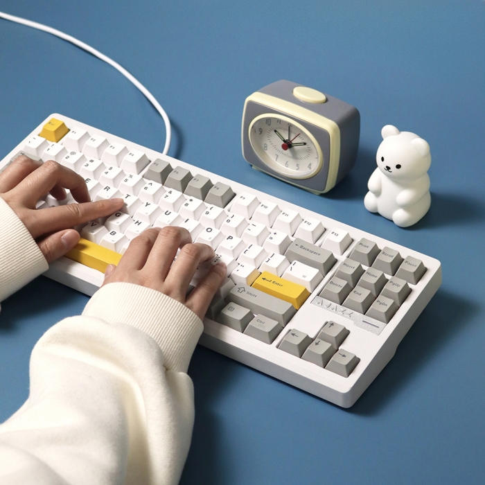 아재즈 풀알루미늄 기계식 유선 키보드(AJAZZ Gasket Mount Full Aluminum Wired Mechanical Keyboard) - 4