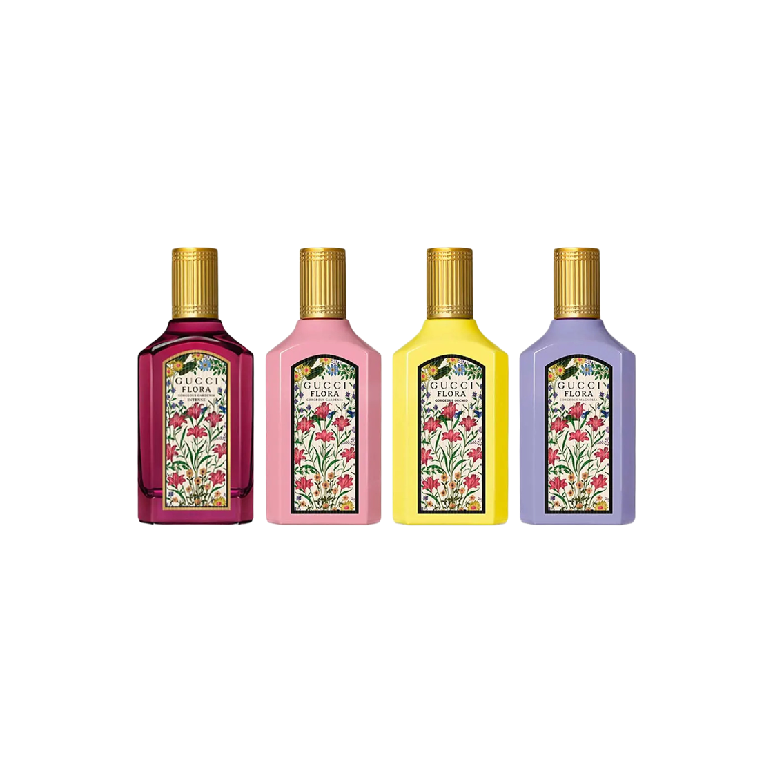 - Gucci Mini Flora Eau De Parfum Gorgeous Gift Set 5ml x 4