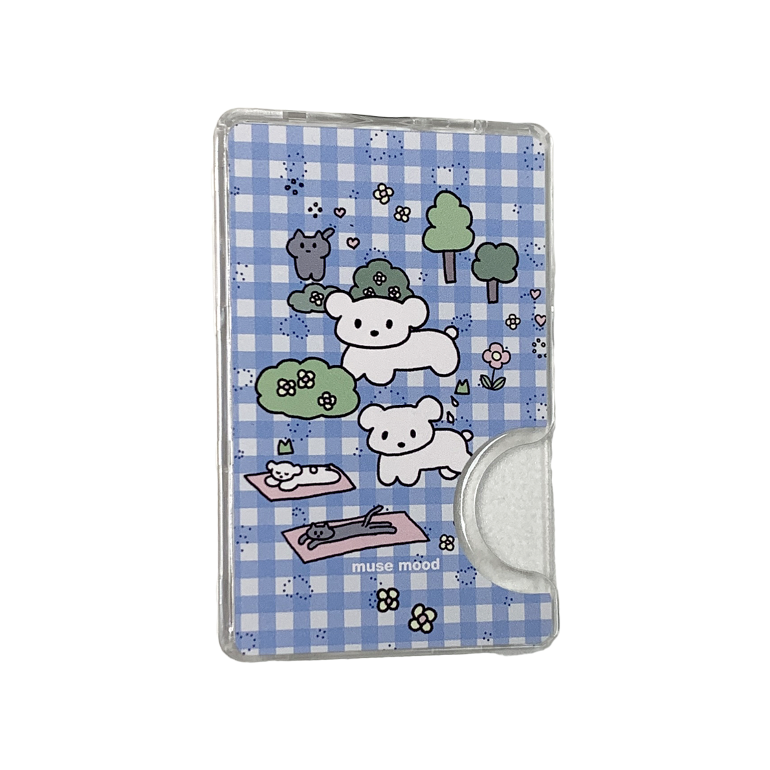 뮤즈무드 요가 도그 맥세이프 카드 슬롯(Musemood Yoga Dog MagSafe Card Slot)