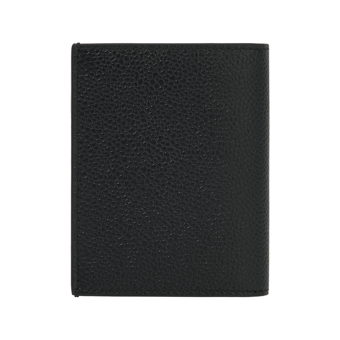 톰브라운 페블 그레인 레더 더블 카드 홀더 블랙(Thom Browne Pebble Grained Leather Double Card Holder Black) - 2
