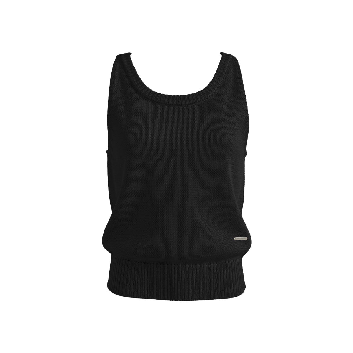 프론투라인 루아 슬리브리스 니트 커버업(FRONT2LINE Lua sleeveless knit cover-up) - 2