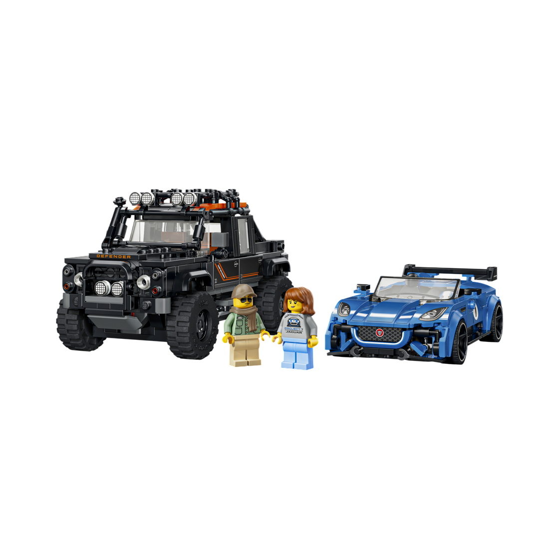 77264 Lego Speed Champions Jaguar Project 7 & Land Rover Defender