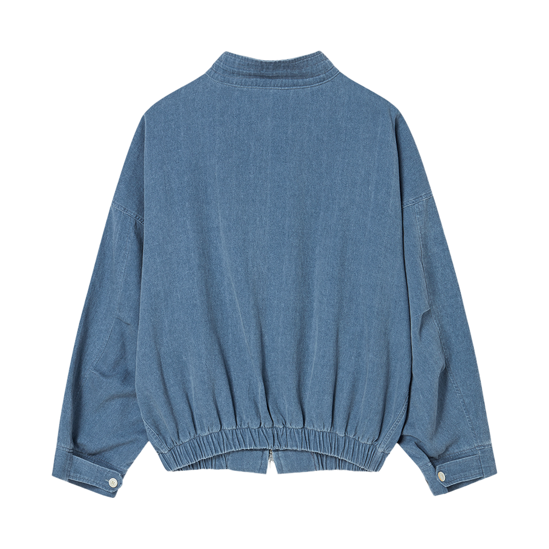 엔 아카이브 이탈리안 린넨 블렌드 라이트 블루종 워시드 블루(N ARCHIVE Italian Linen Blend Light Blouson Washed Blue) - 2