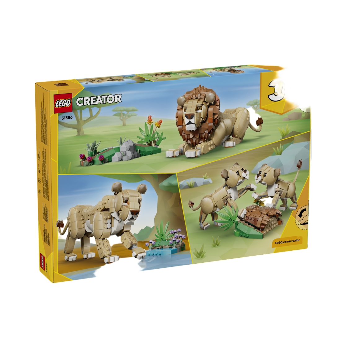 레고 크리에이터 3 in 1 세계의 동물 탐험: 장엄한 사자(Lego Creator 3 in 1Wild Animals: Majestic Lion) - 2