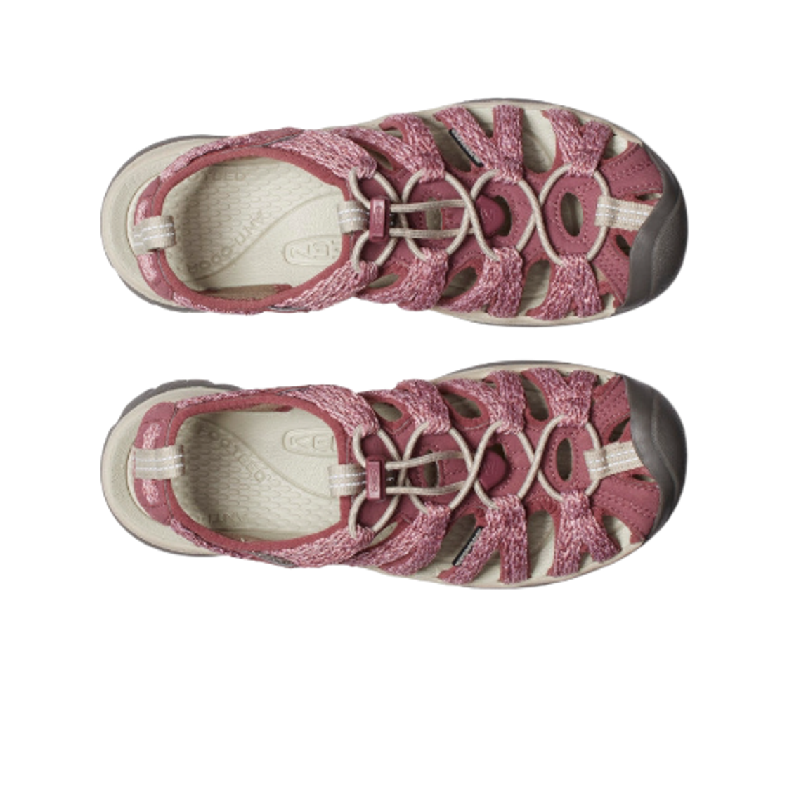 (W) 킨 위스퍼 샌들 로즈 브라운 피치 파르페((W) Keen Whisper Sandal Rose Brown Peach Parfait) - 2