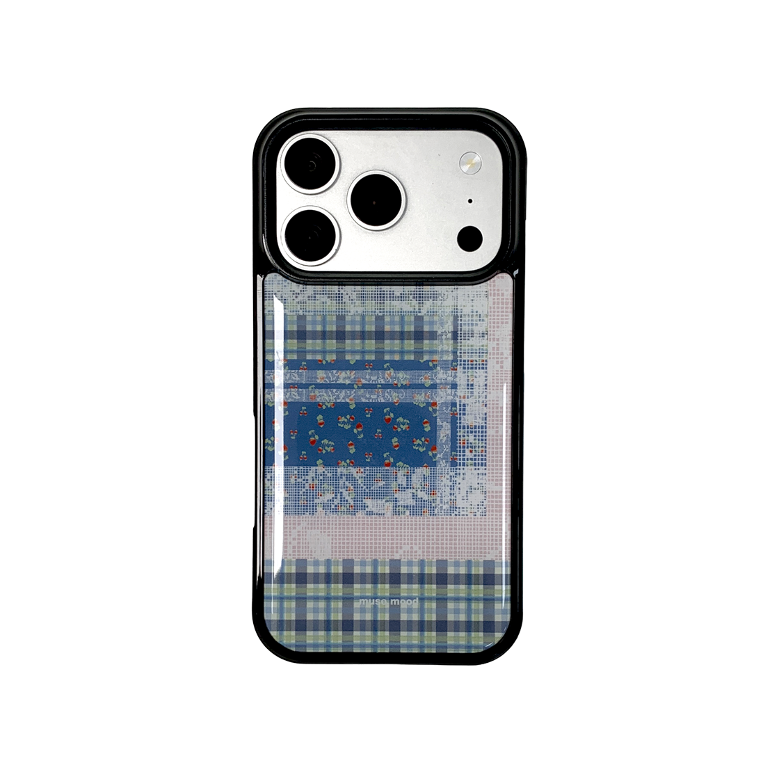 뮤즈무드 베리 레이스 에폭시 휴대폰 케이스(Musemood Berry Lace Epoxy Phone Case) - 1