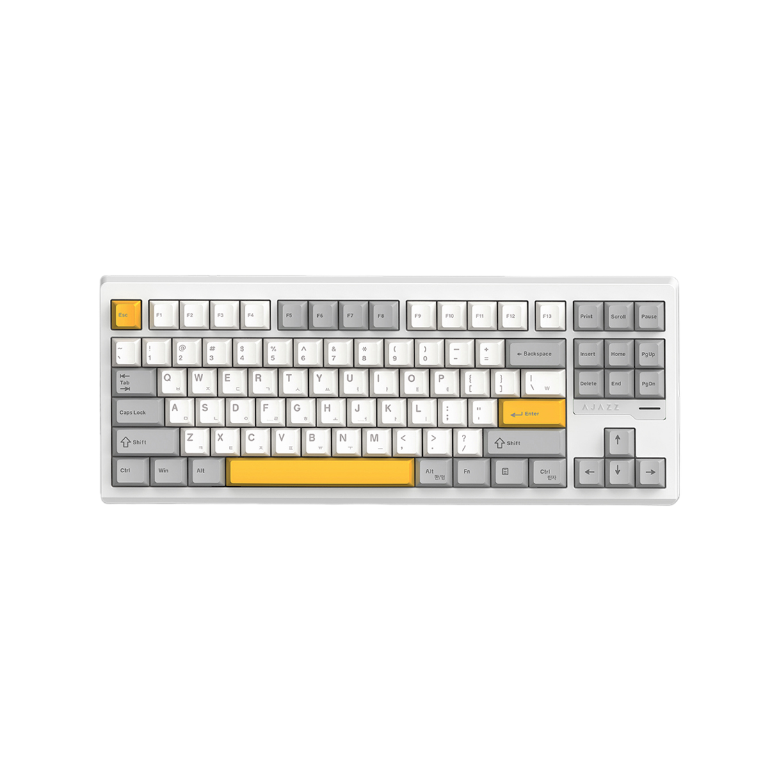 아재즈 풀알루미늄 기계식 무선 키보드(AJAZZ Wireless/Bluetooth/Wired Full Aluminum Gasket Mechanical Keyboard)