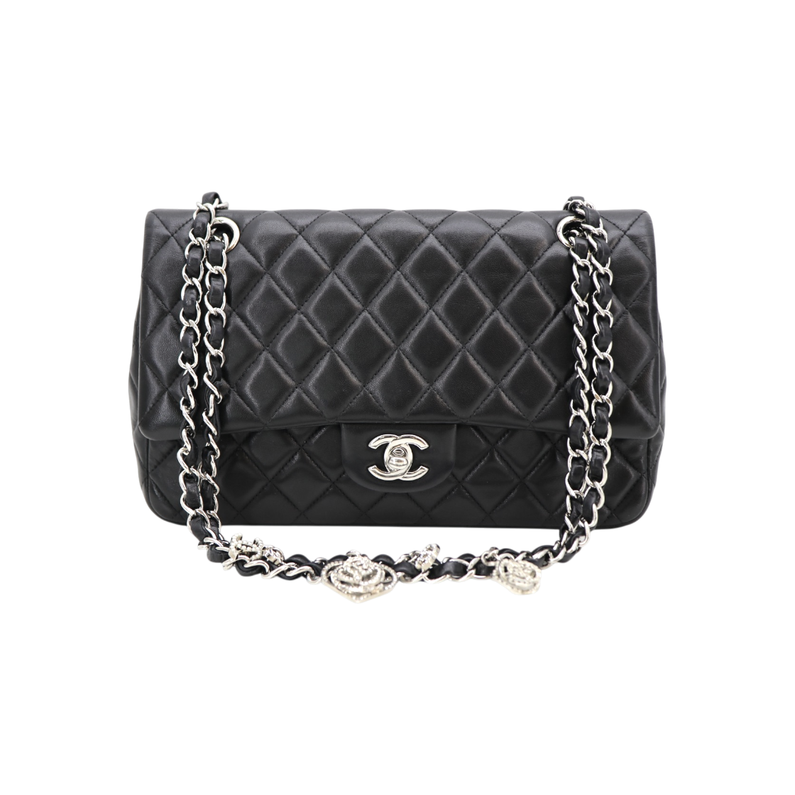 ITGS3RCP8ONJ Chanel Classic Medium Lambskin Valentine 19 Bag