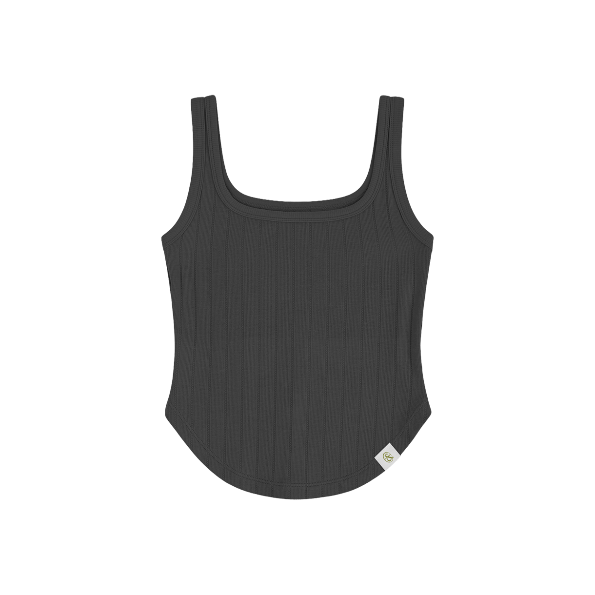 프론투라인 심리스 소프트 립 유넥 크롭탑(FRONT2LINE Seamless Soft Lib U Neck Crop Top)