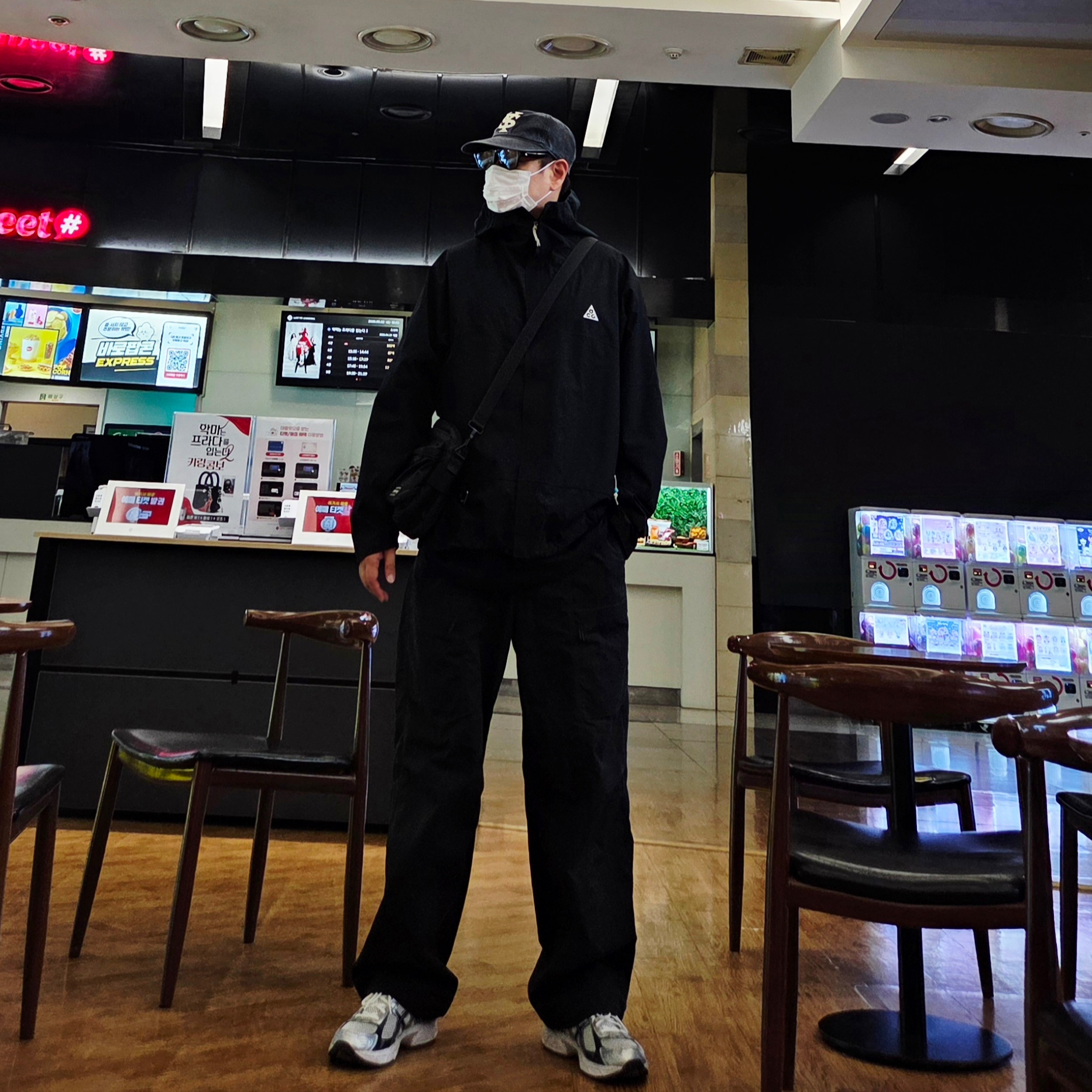 Sunday Ceremony Sy Logo 5 Panel Cotton Cap - Navy, Nike ACG Storm-Fit ADV Cascade Rains Full Zip Jacket Black - Asia 착용 스타일 - 1
